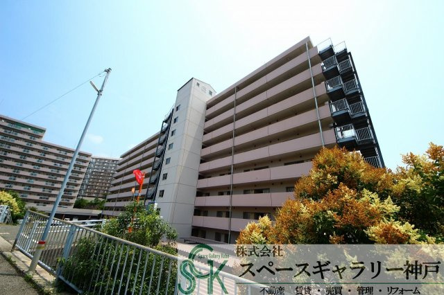 伊川谷第2高層住宅1号棟の外観パース