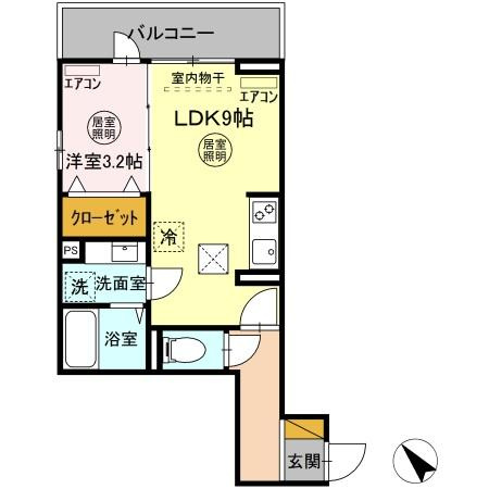 ガルデ妙典の間取り