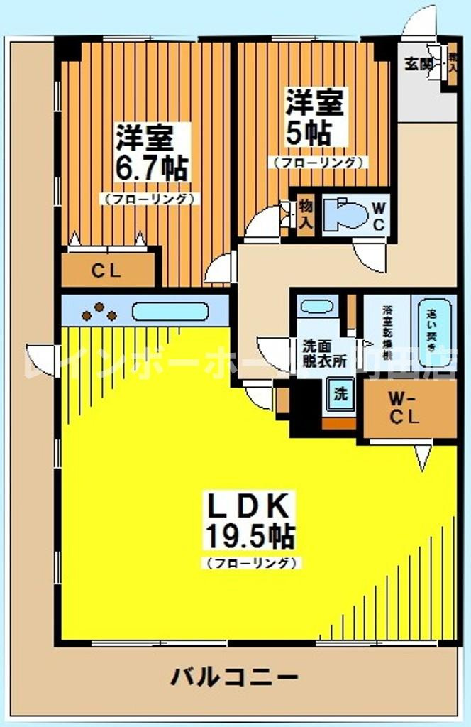 ミサワホームズ本厚木※初期費用分割あと払いサービス利用可能物件の間取り