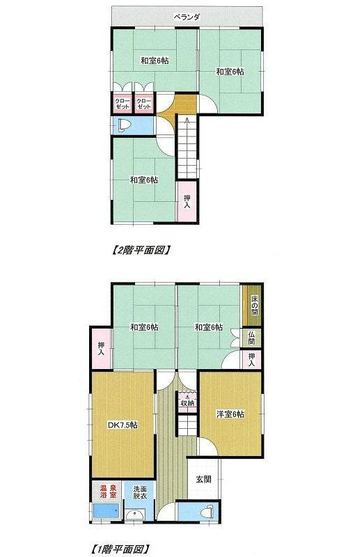 別府市火売町8組-1の間取り