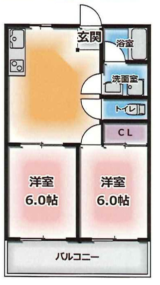 ハイツ菊水の間取り