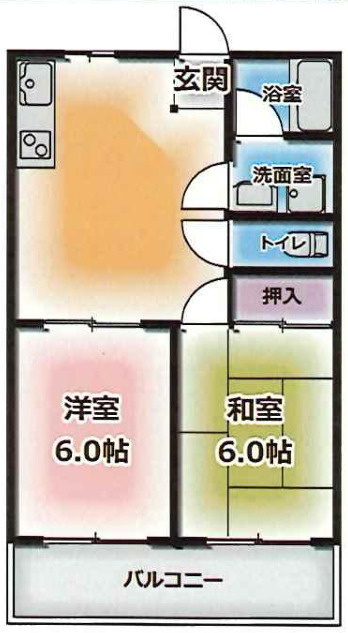 ハイツ菊水の間取り