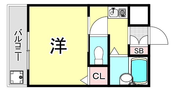 アサリハイツの間取り