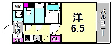 S-RESIDENCE神戸元町の間取り