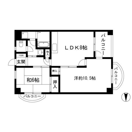 【間取り】 | パーク南明