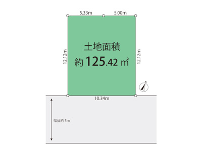 【区画図】 | 東大和市南街3丁目/中古戸建　全1棟