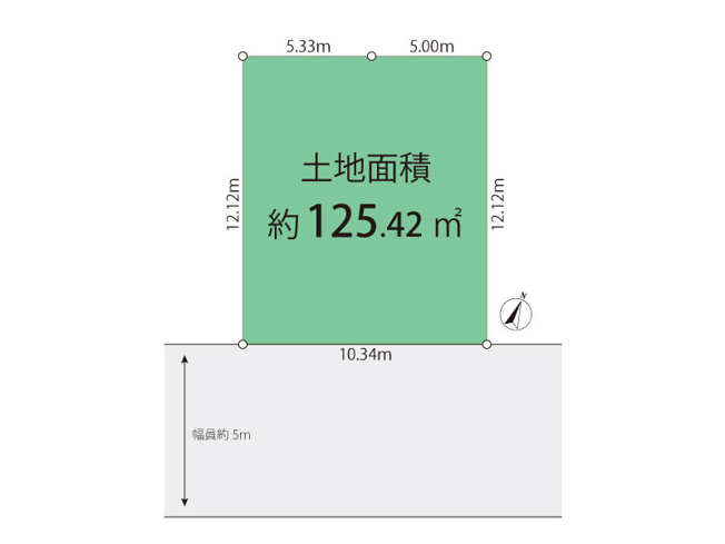 【区画図】 | 東大和市南街3丁目/中古戸建　全1棟