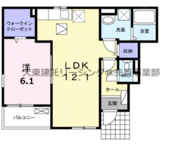 1階　１ＬＤＫ