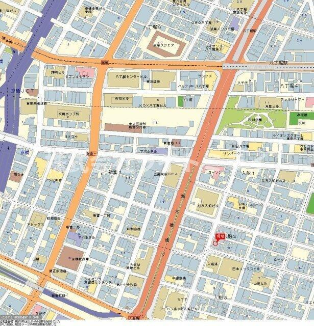 ガラ・シティ京橋の地図| 