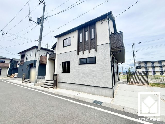 大津市雄琴５丁目　2期　7号棟の前面道路含む現地写真