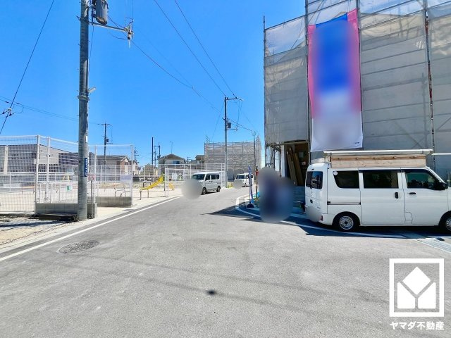 大津市雄琴５丁目　2期　8号棟の前面道路含む現地写真|5月30日　現地写真更新