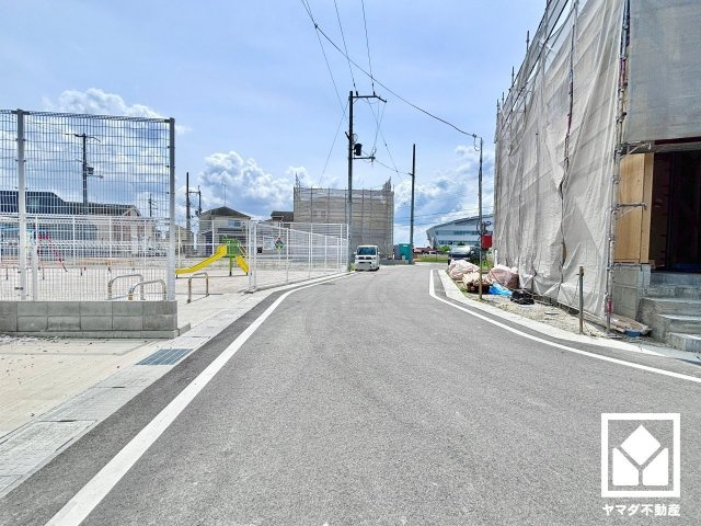 大津市雄琴５丁目　2期　8号棟の前面道路含む現地写真|5月12日　現地写真更新