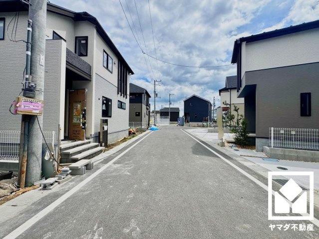 大津市雄琴５丁目　2期　6号棟の前面道路含む現地写真|6月21日　現地写真更新
