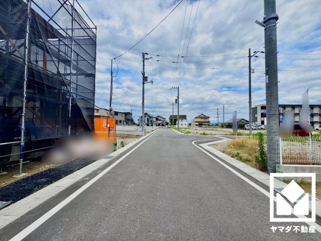 大津市雄琴５丁目　2期　6号棟の前面道路含む現地写真|6月21日　現地写真更新