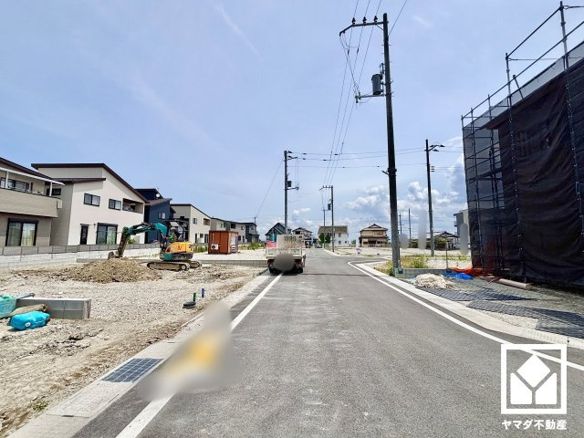 大津市雄琴５丁目　2期　6号棟の前面道路含む現地写真|5月12日　現地写真更新