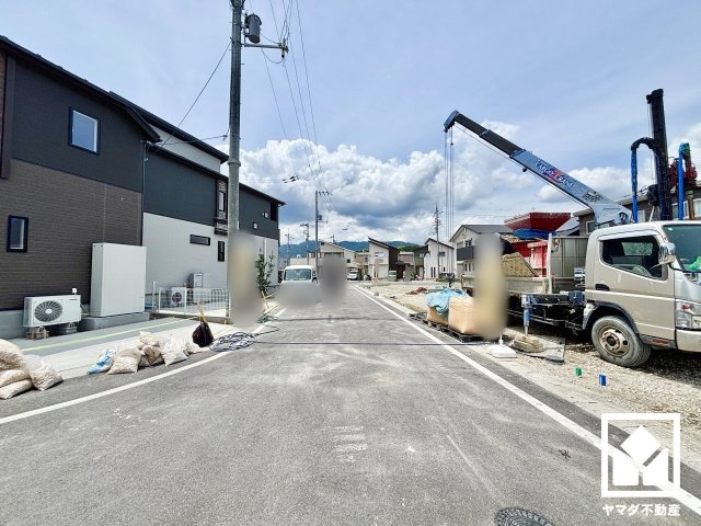 大津市雄琴５丁目　2期　6号棟の前面道路含む現地写真|5月12日　現地写真更新