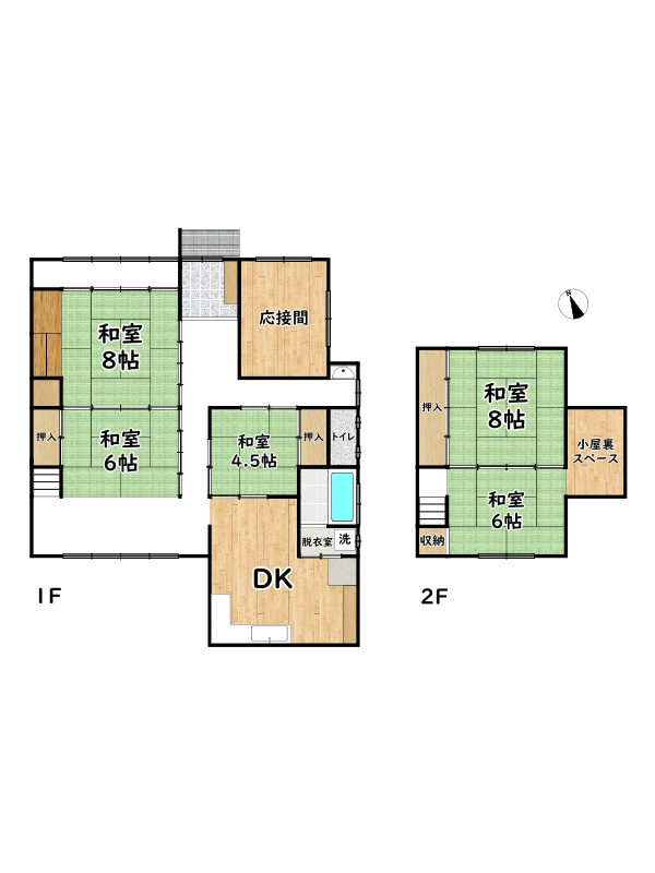 姫路市御国野町御着/中古戸建の間取り