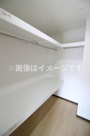 （仮称）都城天神Yマンションの収納|専用の収納スペースです