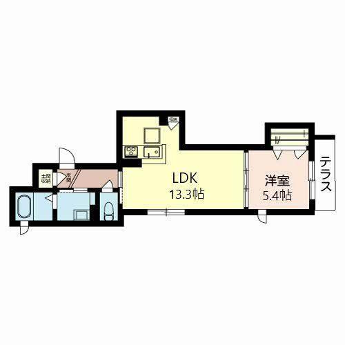 Ｅｃｒａｃｉｅ総持寺の間取り