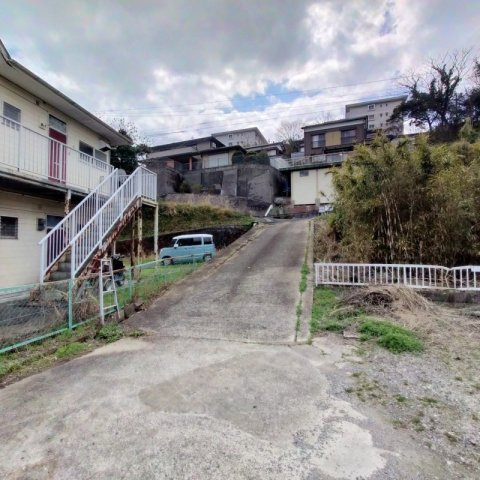 東浜町土地の前面道路含む現地写真