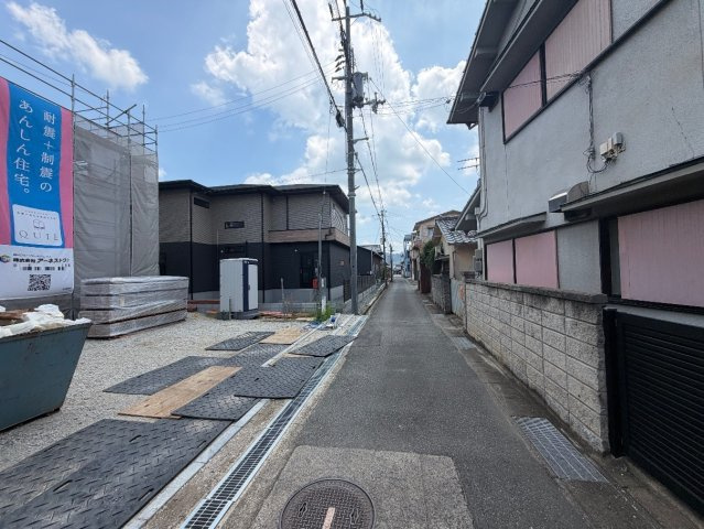 西脇市西脇　第12期　新築一戸建ての外観|周辺は落ち着いた街並みの住宅地！子育てがしやすい住環境です！まだ未完成ですが、現地でしかわからない事もございます。是非一度ご覧ください。