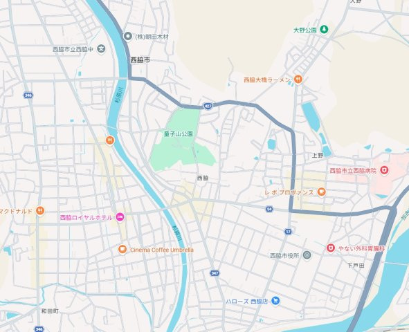西脇市西脇　第12期　新築一戸建ての地図