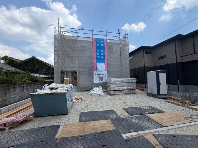 西脇市西脇　第12期　新築一戸建ての外観|周辺は落ち着いた街並みの住宅地！子育てがしやすい住環境です！まだ未完成ですが、現地でしかわからない事もございます。是非一度ご覧ください。