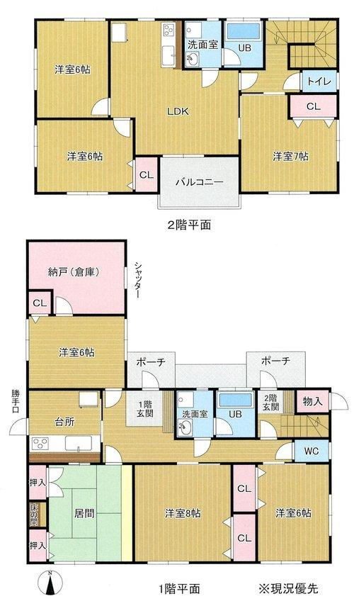 別府市古市町の間取り