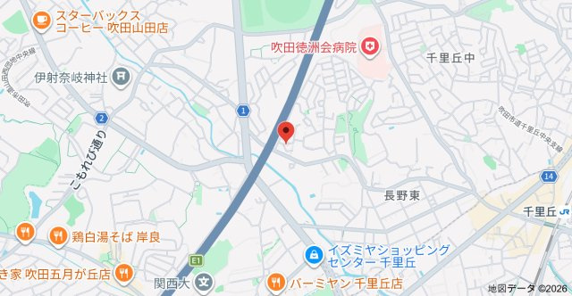 尺谷テラスの地図