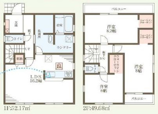 【間取り】 | 新築戸建　神戸市西区王塚台６丁目 | ３ＬＤＫ