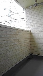 クレアのバルコニー|お洗濯にも便利なバルコニー付き