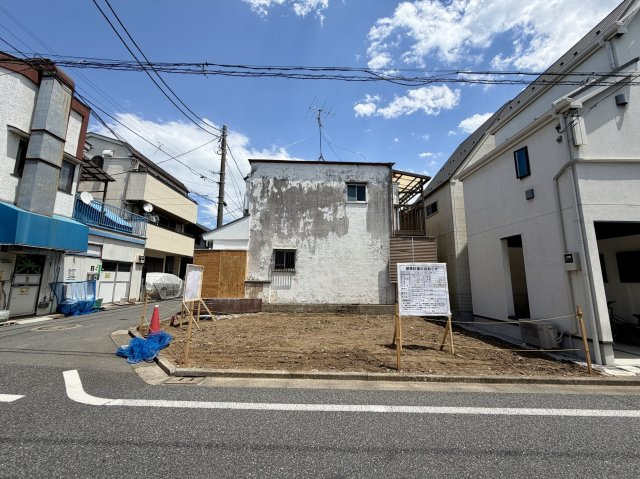 練馬区土支田2丁目　北西角地　開放的な限定1区画の外観