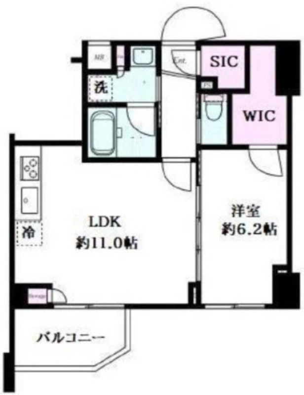 AXAS上野北の間取り