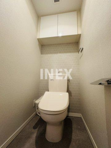 横浜市中区本牧原の賃貸マンションのトイレ