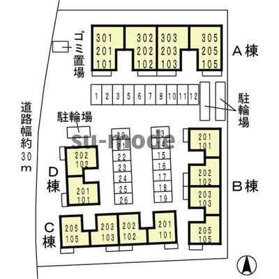 【地図】 | リンデンバウムB棟