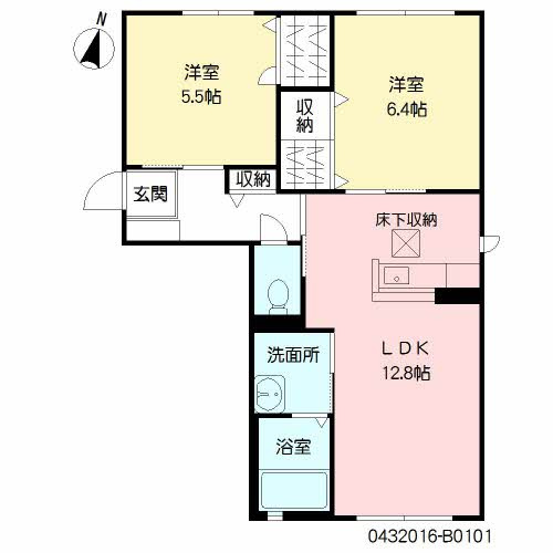Nグランドール 弐番館の間取り