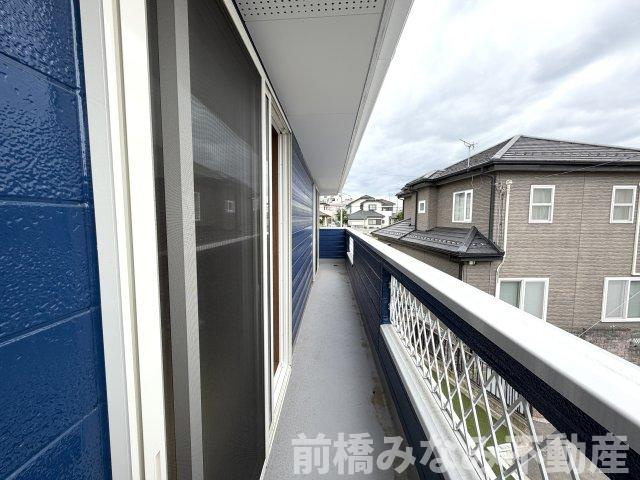 【中古】前橋市荒牧町　４LDKのバルコニー|開放的で明るい空間を演出してくれるバルコニーです