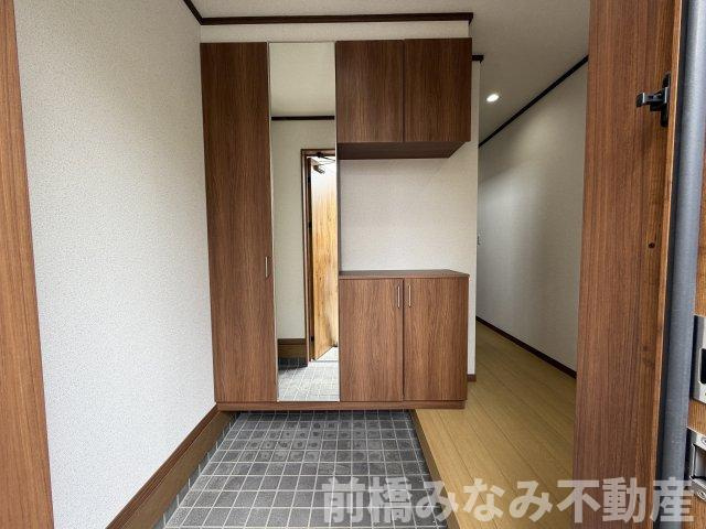 【中古】前橋市荒牧町　４LDKの玄関|シンプルで使いやすい玄関です