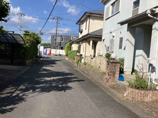 大刀洗町高樋　古屋付土地の前面道路含む現地写真
