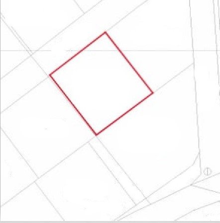 大刀洗町高樋　古屋付土地の区画図