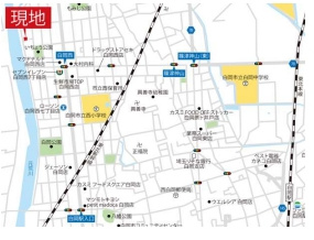 白岡市西10丁目　中古一戸建ての地図