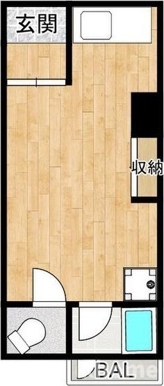 コーポ北之坊の間取り