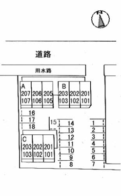 【駐車場】 | シャーメゾンスイート　Ｃ棟
