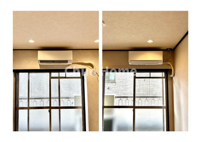 豊栄マンションの冷暖房・空調設備|エアコン新規新設2台