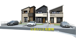 【外観パース】 | 平塚市山下3丁目 1号棟 | イメージパースです。実際とは異なる場合があります。
