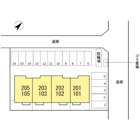 D-room千代田の区画図