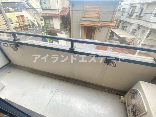 YMO弦巻　南向き　角部屋　オートロック　のバルコニー