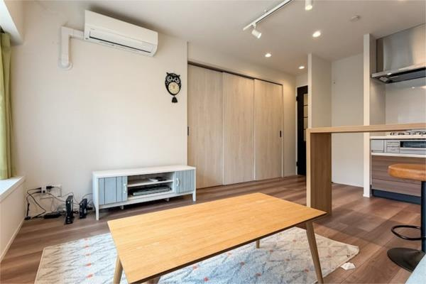 牡丹町住宅の居間・リビング