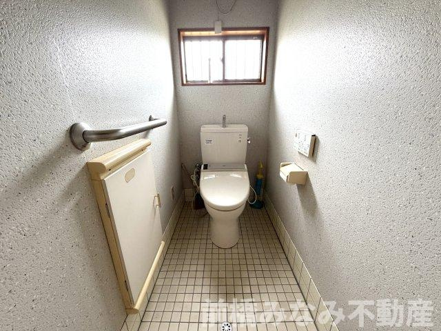 【中古平屋】玉村町下新田　３DK＋Sのトイレ|トイレです