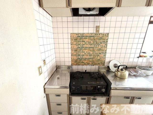 【中古平屋】玉村町下新田　３DK＋Sのキッチン|きれいなキッチンです